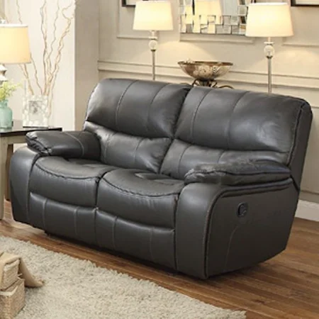 Casual Reclining Loveseat